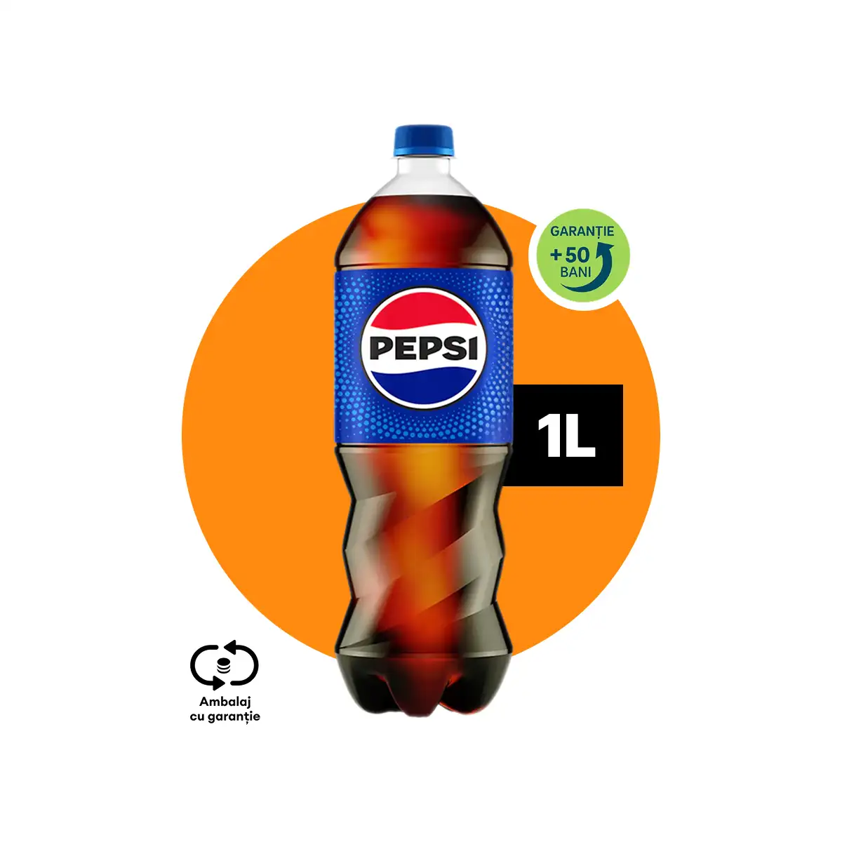 Un litru de Pepsi, rece.