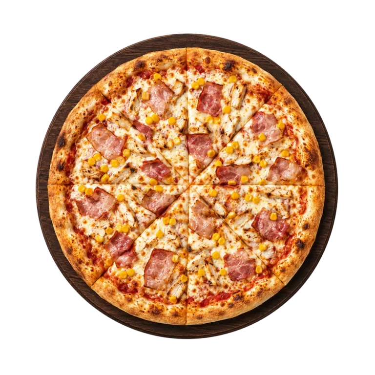 Pizza pizza cu pui