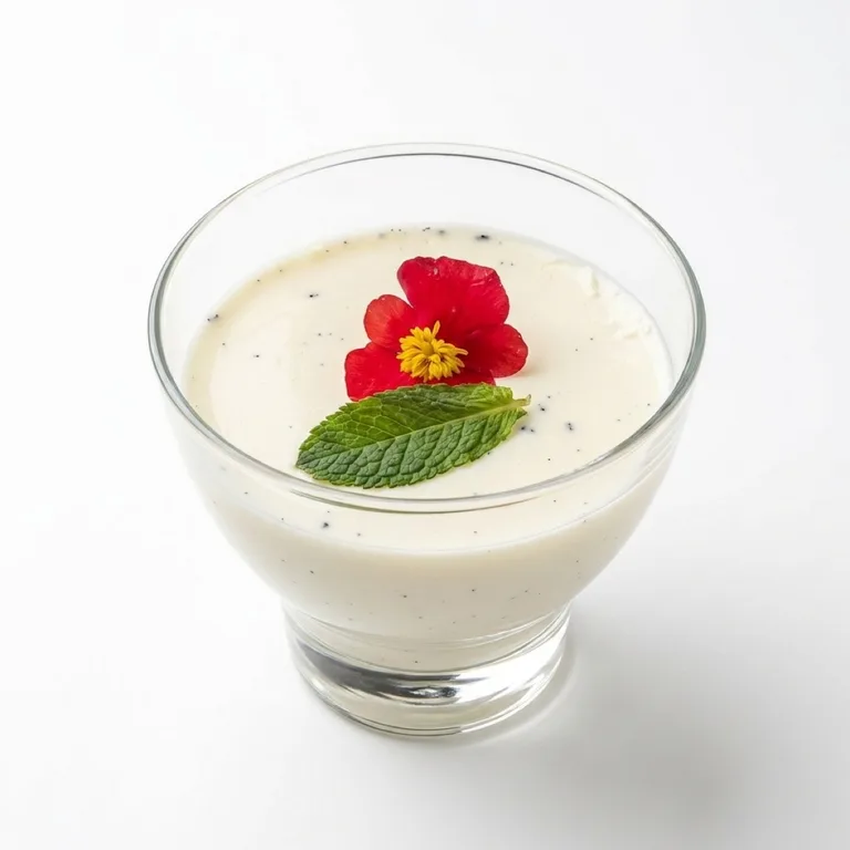 Pannacotta cu mentă